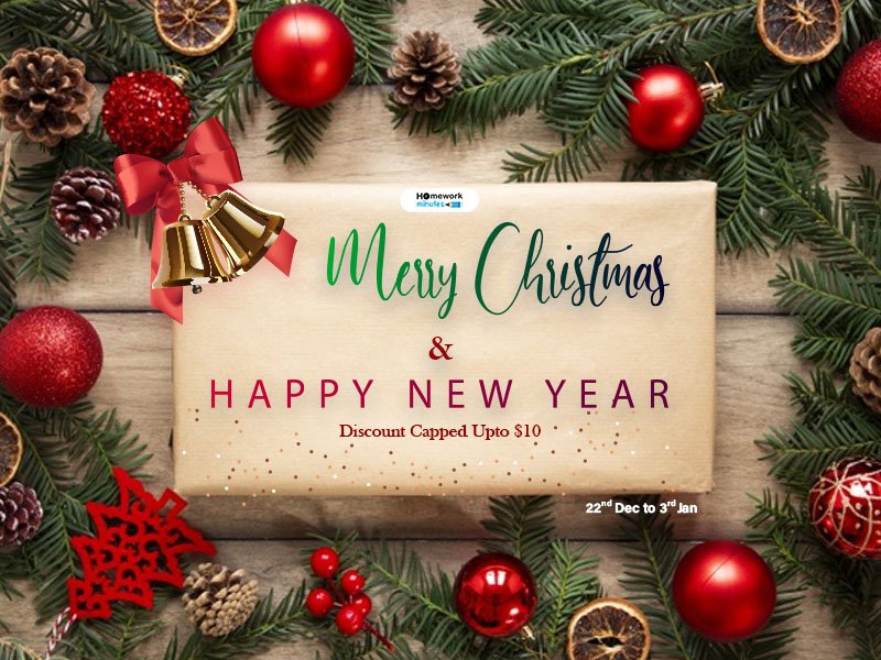 Christmas and happy new year deal at homework minutes