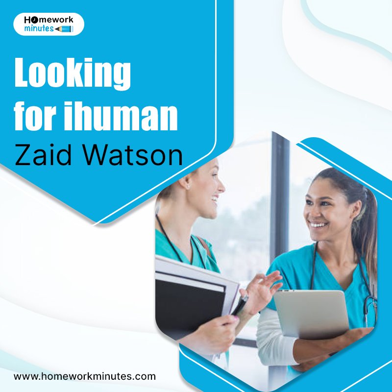 Looking for ihuman Zaid Watson
